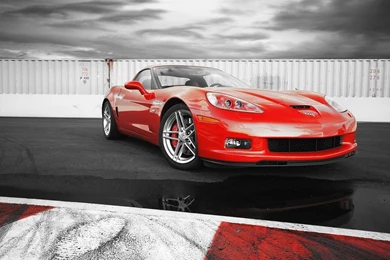 Corvette C6 Z06 Red HD Wallpapers   FreeWallsUp