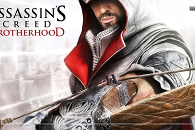 Ezio With Crossbow In Assassins Creed Brotherhood Wallpapers