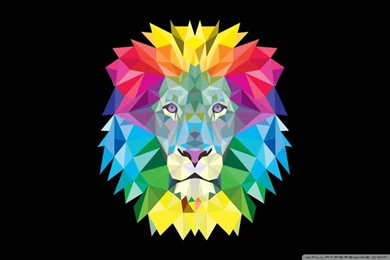 Vector Lion HD Desktop Wallpapers : Widescreen : High Definition ...