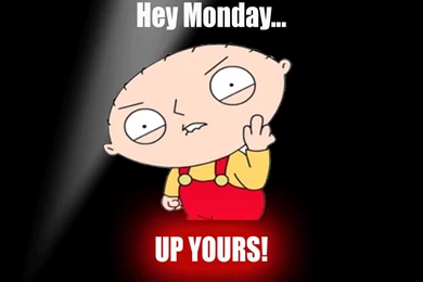 Stewie Griffin Hates Mondays Desktop Computer Wallpaper Backgrounds ...