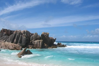 Beach View La Digue Seychelles Wallpapers