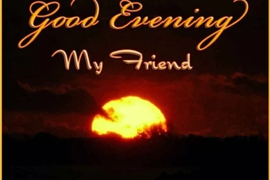 Good Evening Message Wallpapers