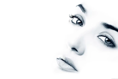 Eyes And Lips On White Backgrounds Wallpapers And Images ...