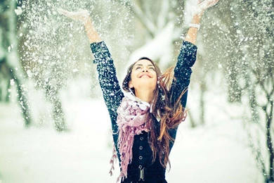 Beautiful Winter Girl HD Wallpapers For Desktop