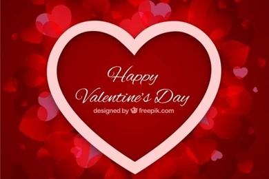 Red Heart Backgrounds Vector