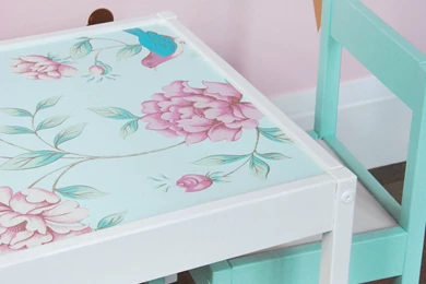 IKEA Hack: Latt Table And Chairs   The Sweetest Digs