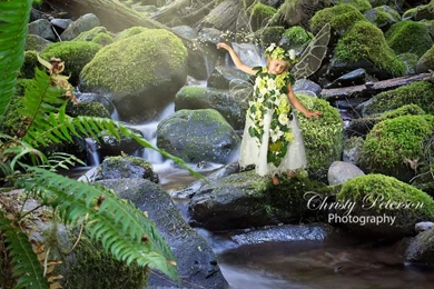 Digital Backgrounds Waterfall Over Mossy Rocks @ Port Orchard ...