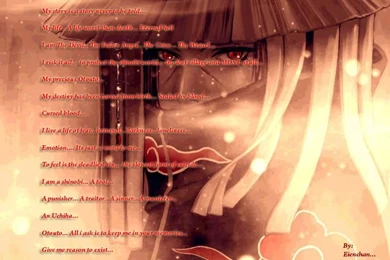 DeviantArt: More Like Itachi Wallpapers Poem By Eienchan