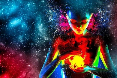 3d Artwork Multicolor Psychedelic Stars Best Widescreen Backgrounds ...