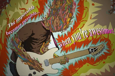 Rock Music Guitars Psychedelic Wallpapers   (