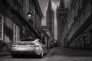 Cityscapes Cars Aston Martin Architecture Buildings Grayscale ...
