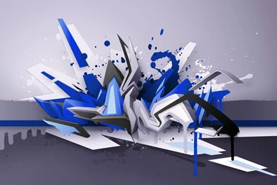 3d Graffiti Wallpapers 1680x1050   (