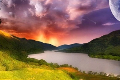 Hd Fantasy Beautiful Scenery Iphone 5 Wallpapers