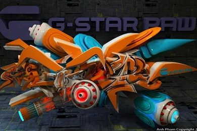 G Star Raw 3D Graffiti Wallpapers