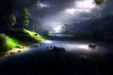 Beautiful Fantasy River Amazing Wallpapers