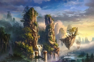 Fantasy World Rock Wallpapers High Resolution