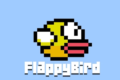 Flappy Bird Blue Bird   Wallpaper.