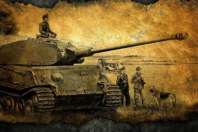Nazi Tank Artwork Wallpapers : HD Desktop : Notebook : Tab