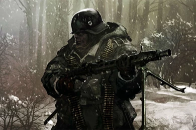 Nazi Soldier Battle Weapons Weapon Military Winter Snow Wallpapers ...