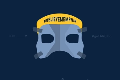Memphis Grizzlies Mike Conley Mask, Believe Memphis, Shareable ...