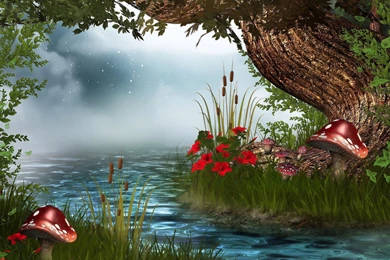 Fantasy River >> HD Wallpaper, Get It Now!