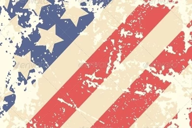 Retro Backgrounds With American Flag