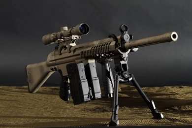 Wallpapers Rifles Sniper Rifle HK51 Army Image