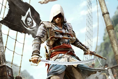 Assassins Creed 4 With Sabre Wallpapers HD