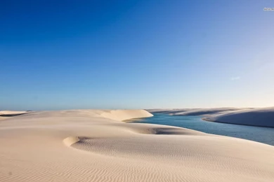 White Sand By The Water Wallpapers   Nature Wallpapers