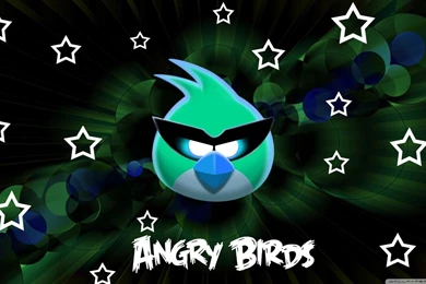 Angry Birds (Green Effect) HD Desktop Wallpapers : High Definition ...