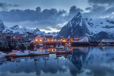 Moskenes Norway Beautiful Scenery Wallpapers HD For Desktop