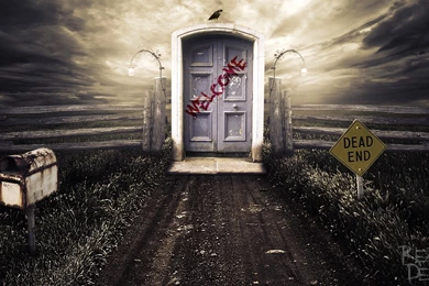Signs, Welcome, Digital Art, Gates, Mail Box, Door :: Wallpapers