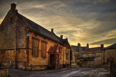 Dead End In A British Backstreet Hdr Wallpapers