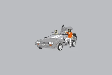 Cartoons, Abstract, Back To The Future, Solid, Simplistic, Simple ...