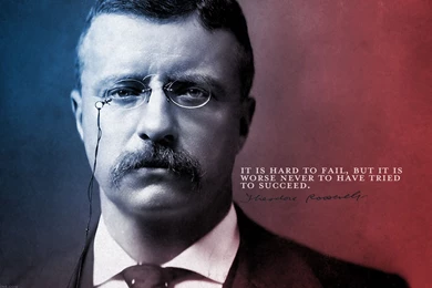 Wednesday Wallpaper: Failure Vs Success By Teddy Roosevelt