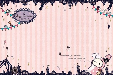 Wallpapers Tarepanda Sentimental Circus In Black And Pink Kawaii ...