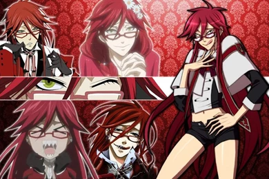DeviantArt: More Like Grell Sutcliff Wallpaper. By DanceInTheFlames x