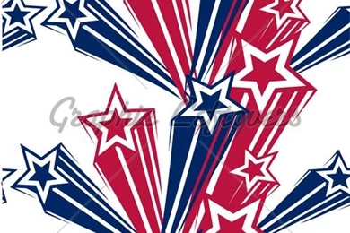 4th Of July Stars On White Backgrounds · GL Stock Images