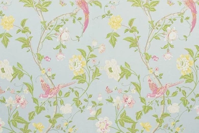 Summer Palace Wallpaper, Duck Egg   Traditional   Wallpapers   By ...