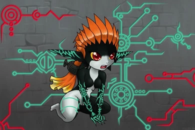 Midna On Knees  Wallpapers By K1llerRabbit On DeviantArt