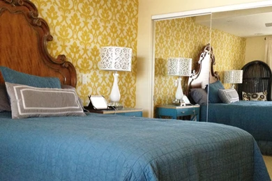 How To Wallpapers With Fabric Using Starch   Cre8tive Designs Inc.