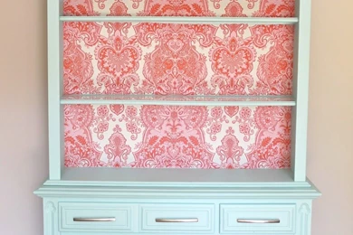 How To Create Fabric Wallpapers   So You Think You're Crafty