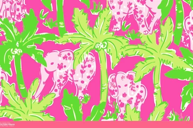 Pictures > Lilly Pulitzer Wallpapers Elephants