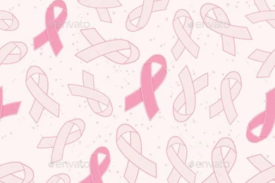 Breast Cancer Awareness Pink Ribbons Seamless