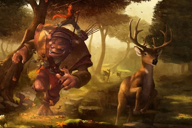 Monster Hunting Deer Wallpapers   Fantasy Wallpapers