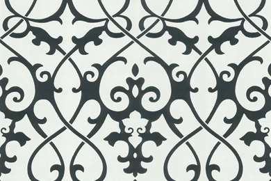 Octavia Damask Swirl Wallpapers In Black And White By Brewster Home ...