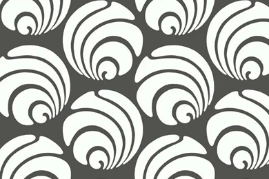 AP7465 Silhouettes Large Circle Swirl Geometric Wallpapers By York