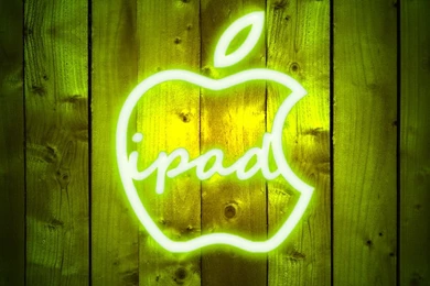 Ipad Wallpapers   Apple Neon By LaggyDogg On DeviantArt