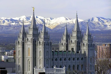 Salt Lake LDS (Mormon) Temple Photograph Download