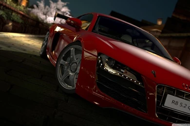 Gran Turismo 5 Audi R8 5 2 Quattro Red HD Desktop Wallpapers ...